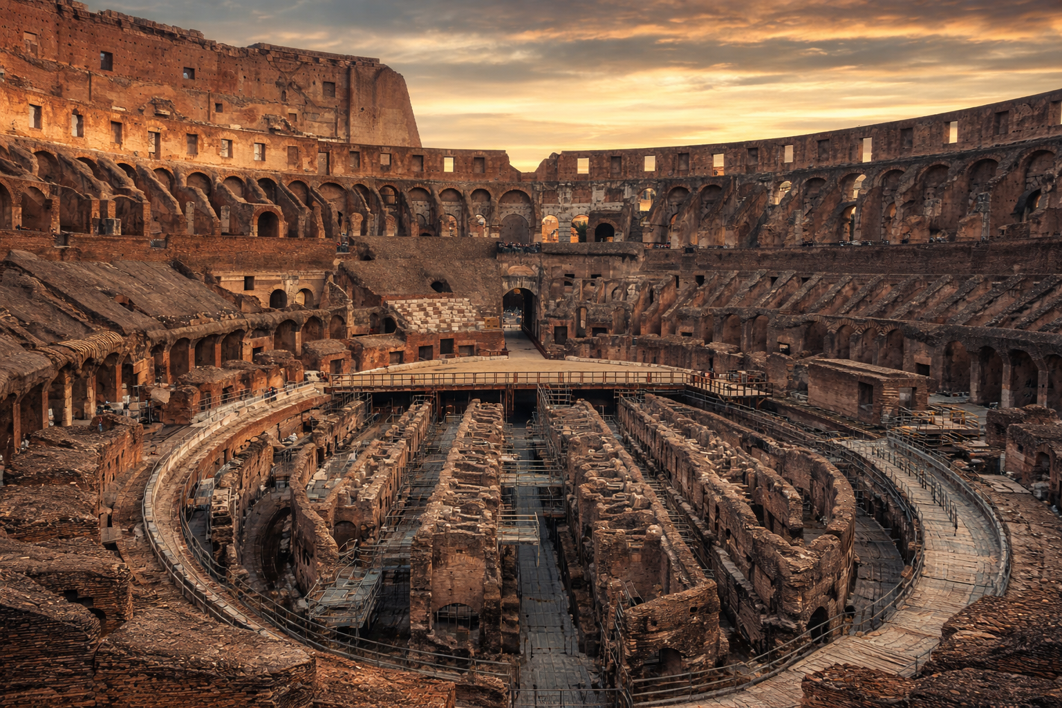 Colosseum underground passages