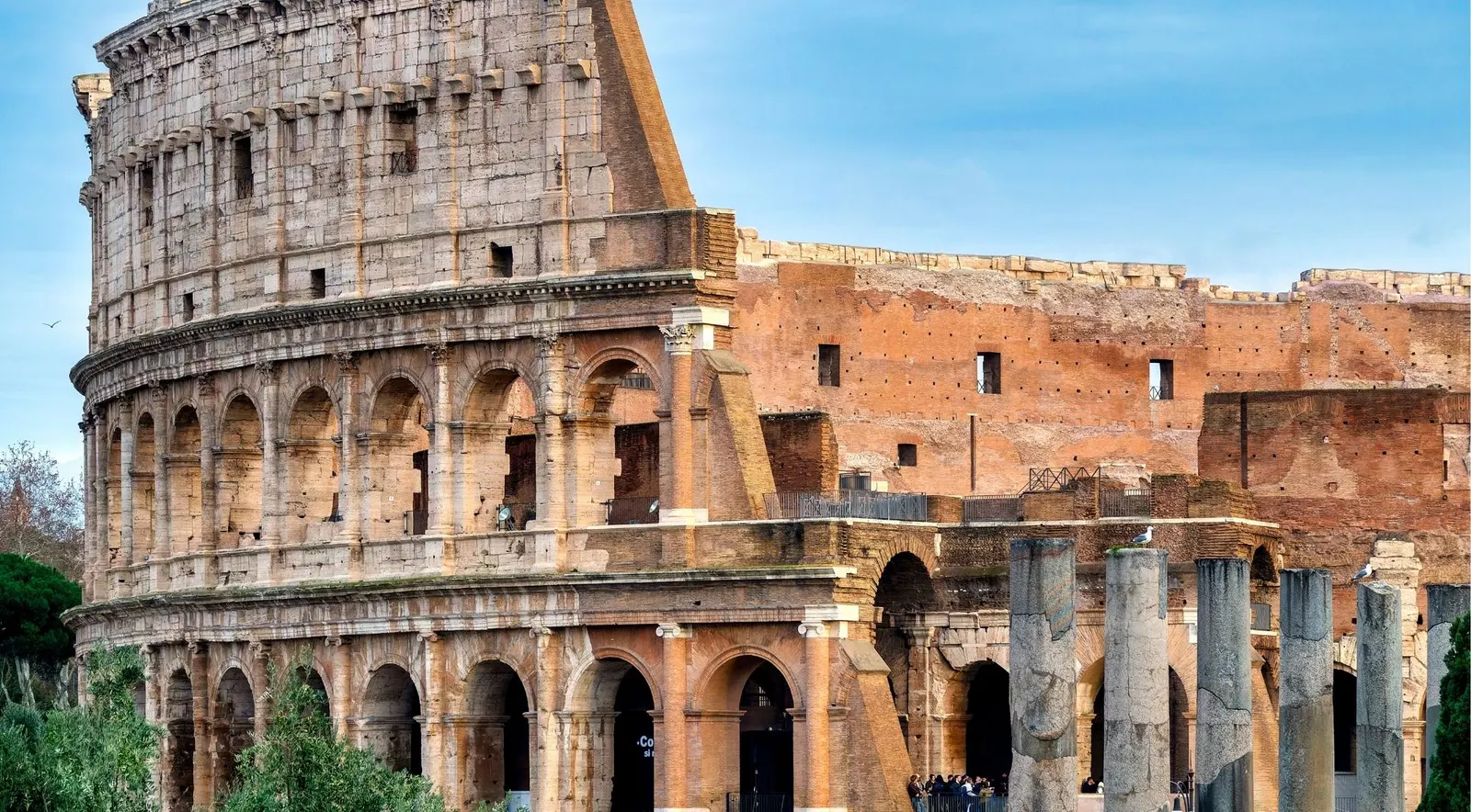 Ancient chamber inside the Colosseum underground